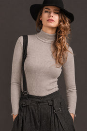 Maglia dolcevita da donna 549 in lana seta- Morbida e calda, ideale anche per pelli sensibili ESCLUSIVA ONLINE