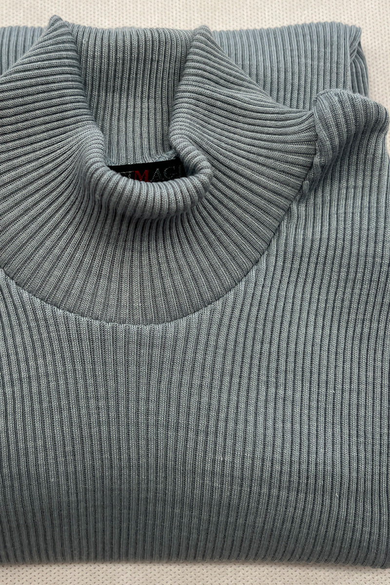 550 04 Sleeveless -Ribbed Tubolar Wool Silk 