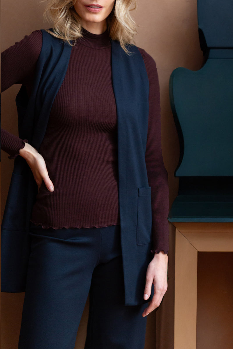 Gilet lungo da donna in punto Milano