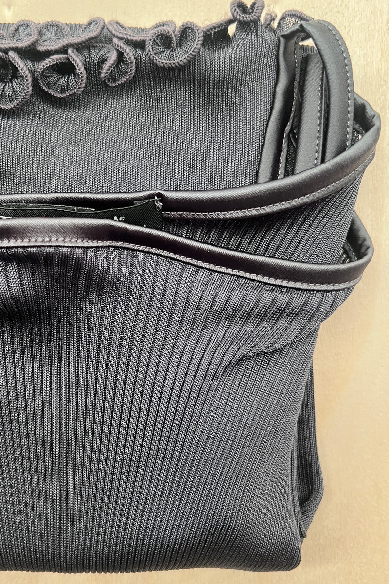 Canotta spallina con regolatori da donna 909 in 100%seta - Tocco soffice sulla pelle