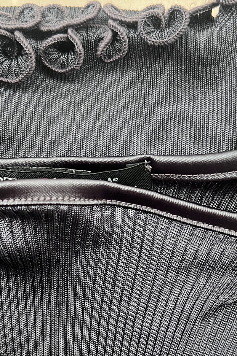 Canotta da donna 909 in 100%seta - Spalla larga e bordo raso