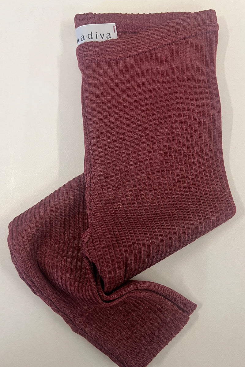 Leggings bambino Olly in lana seta - Morbidi e versatili
