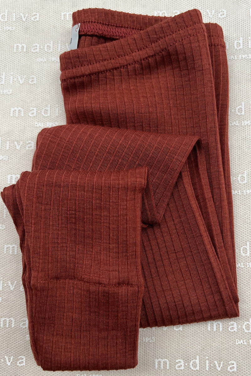 Leggings bambino Olly in lana seta - Morbidi e versatili
