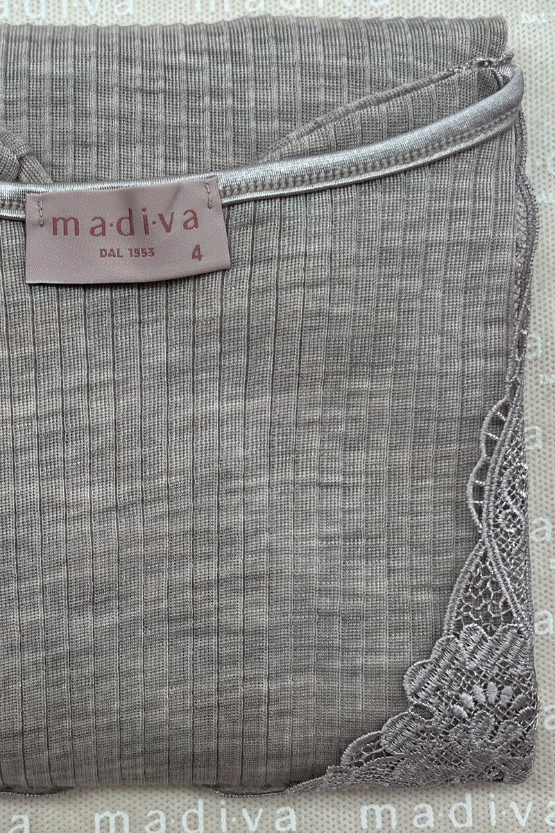 Happy Sleeveless - Wool Silk with macramé