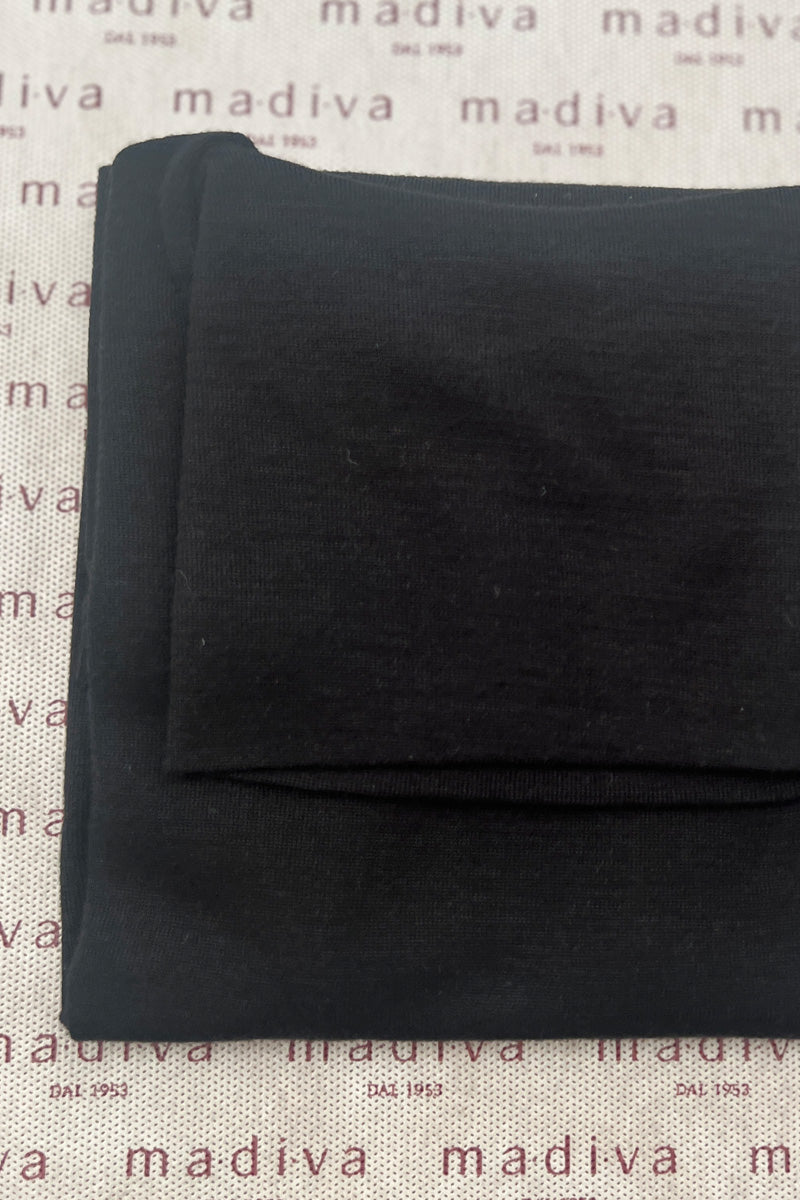 Zoe - Long sleeve turtleneck in silk wool 