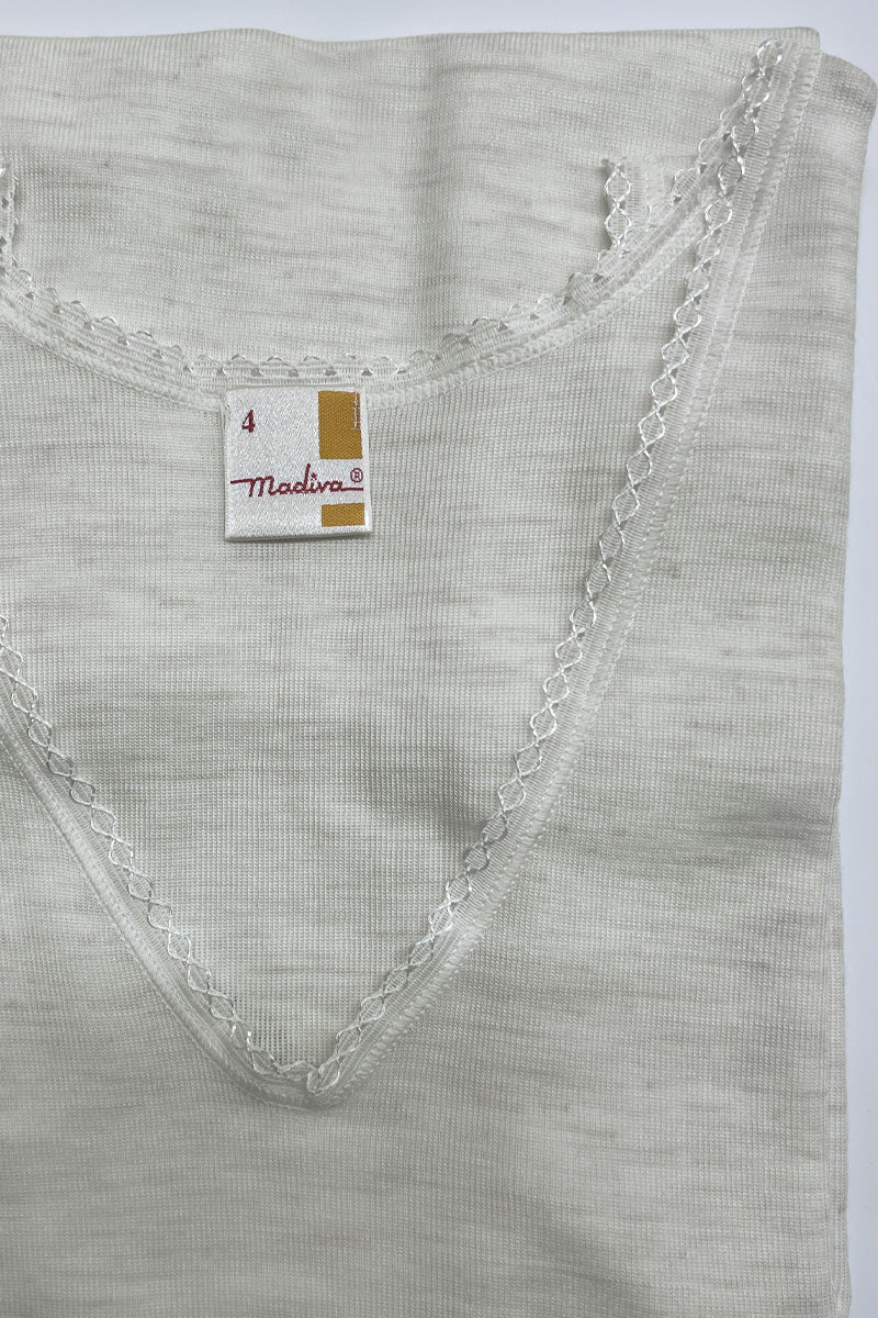 Canotta intima da donna Amalfi in lana e polipropilenico - Interamente realizzato in Italia