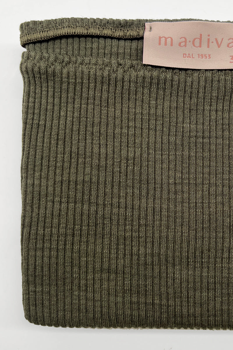 Amelie Short - Ribbed Wool Silk