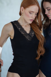 Arianna Sleeveless - Tubolar Wool Silk