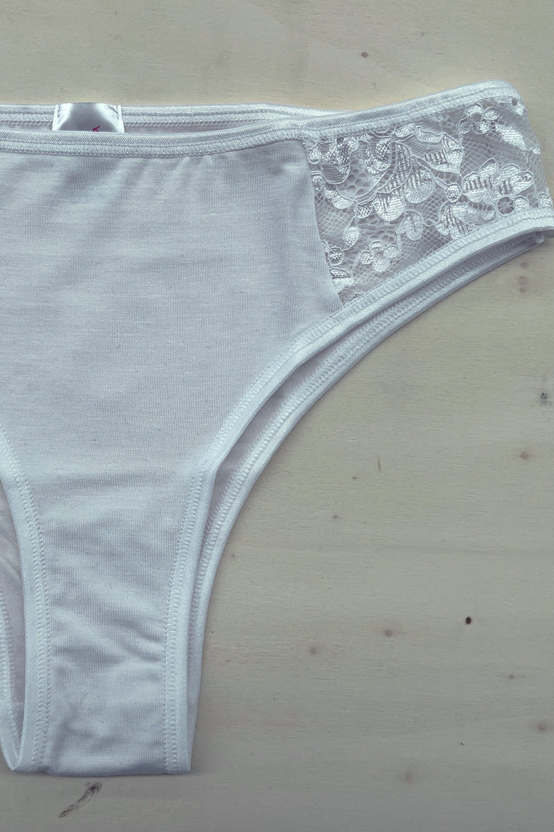 Women's White Slip in Micromodal - Entirely Made in Italy