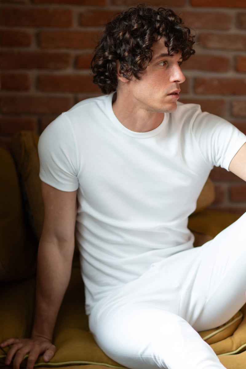 Maglietta da uomo Dino in cotone - Caldo, confortevole e avvolgente