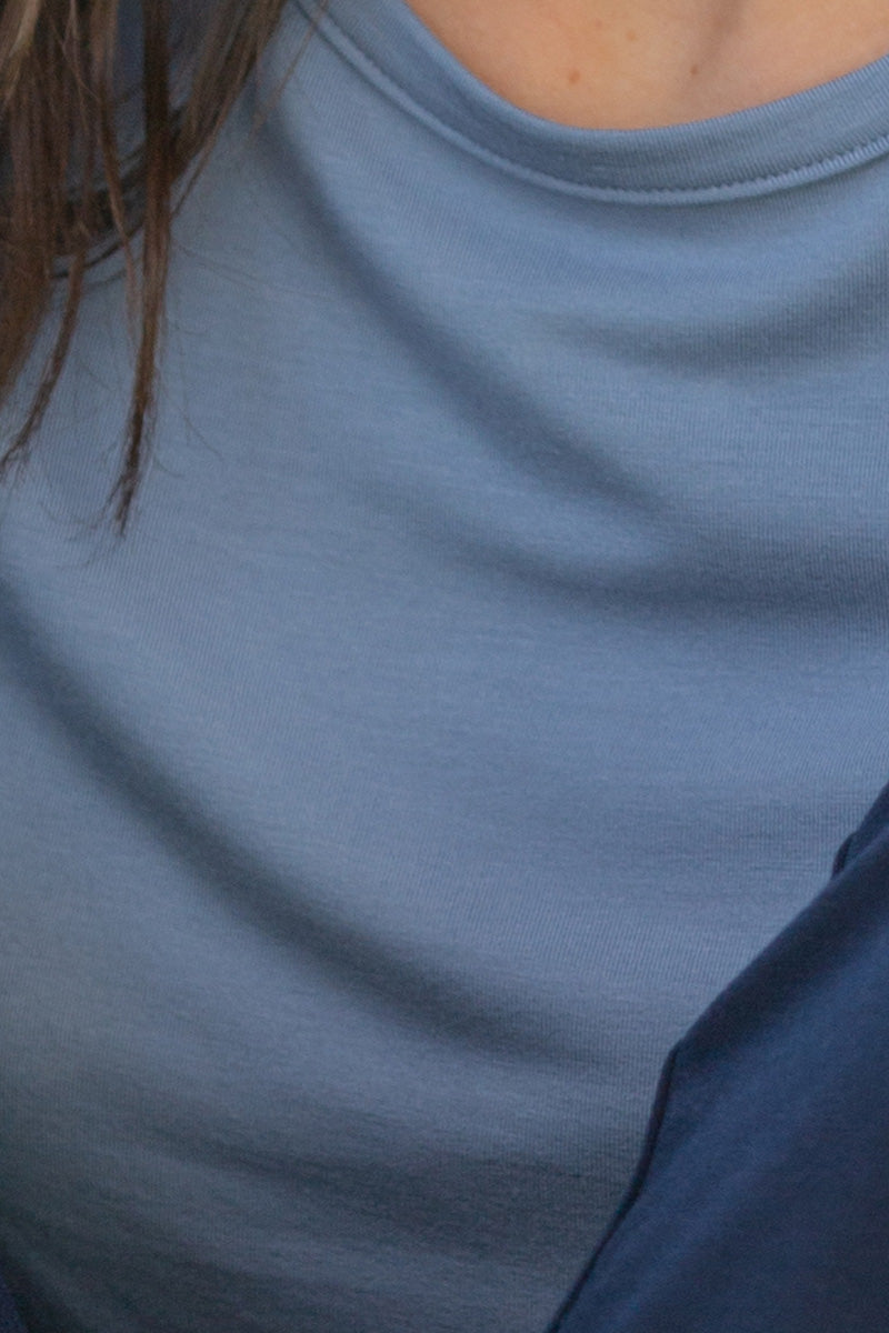 Maglia da donna Fiò・Manica in Modal Tencel - Manica lunga e scollo a V