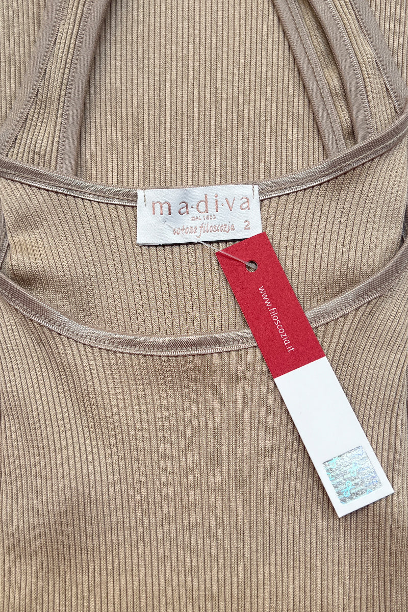 Flò Sleeveless- 100% Filoscozia® Cotton