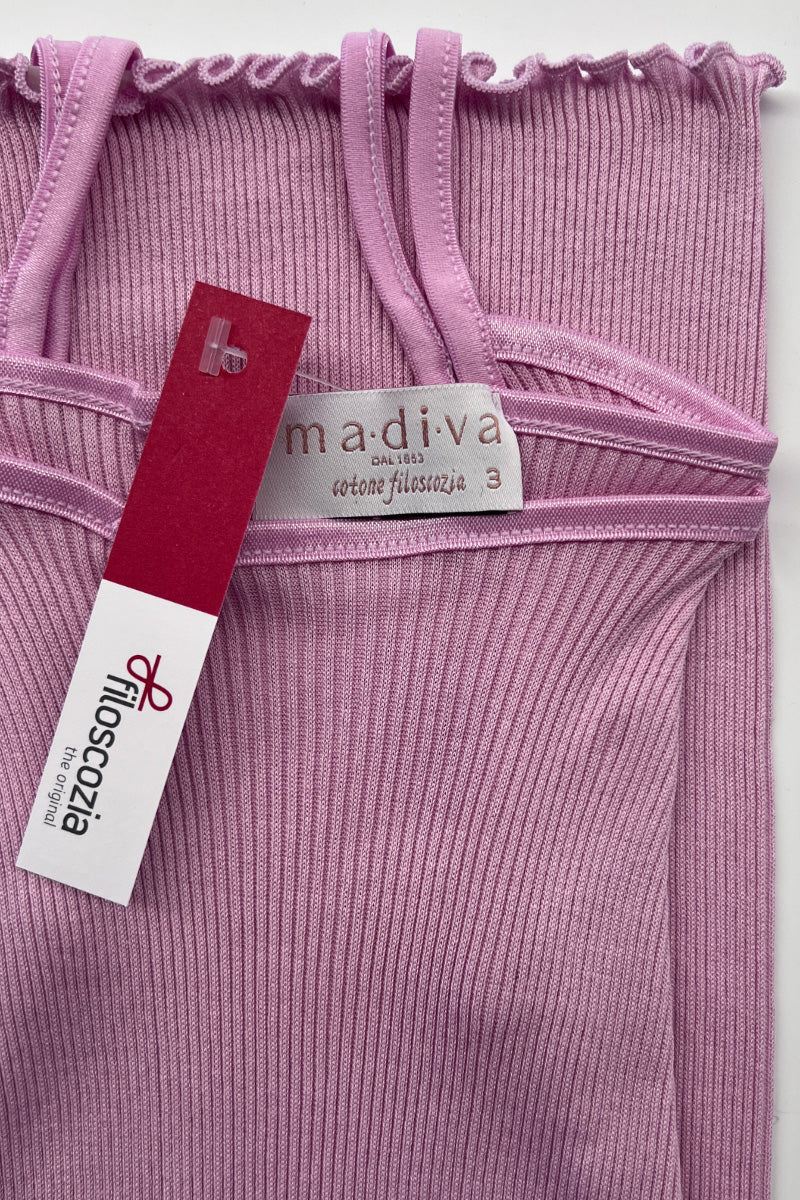 Canotta da donna Flò in Cotone - Spalla stretta Anallergico, antibatterico e igroscopico