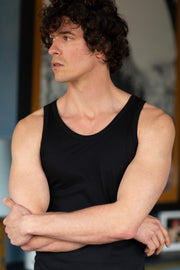 Men's tank top Giorgio in cotton - Wide shoulder and soft fit