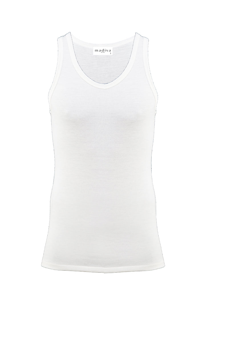 Men's tank top Giorgio in cotton - Wide shoulder and soft fit