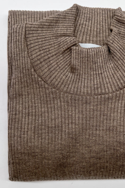 Maglia lupetto da donna Gisella in modal lana -costina