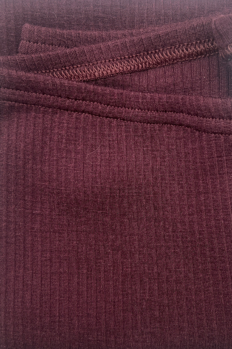 Ilary Leggings - Wool Silk Plissé