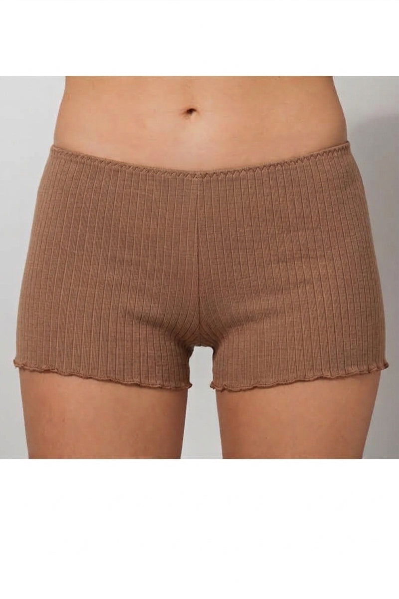 Ilary Leggings - Wool Silk Plissé