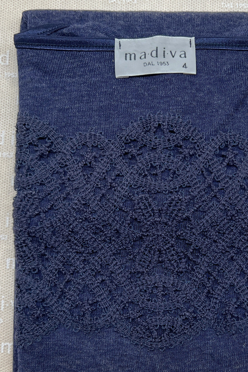 Smanicato da donna Livia・Smanicato in modal lana - Con balza effetto crochet