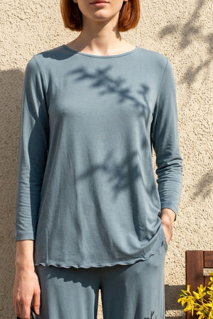 Maglia da donna Maui manica al gomito in Micromodal - Vestibilità morbida ESCLUSIVA ONLINE