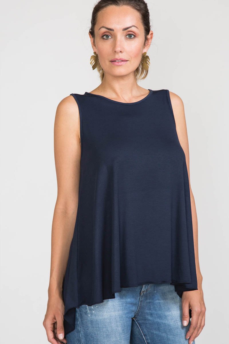 Smanicato da donna Maui in Micromodal - Vestibilità morbida e lunghezza posteriore allungata