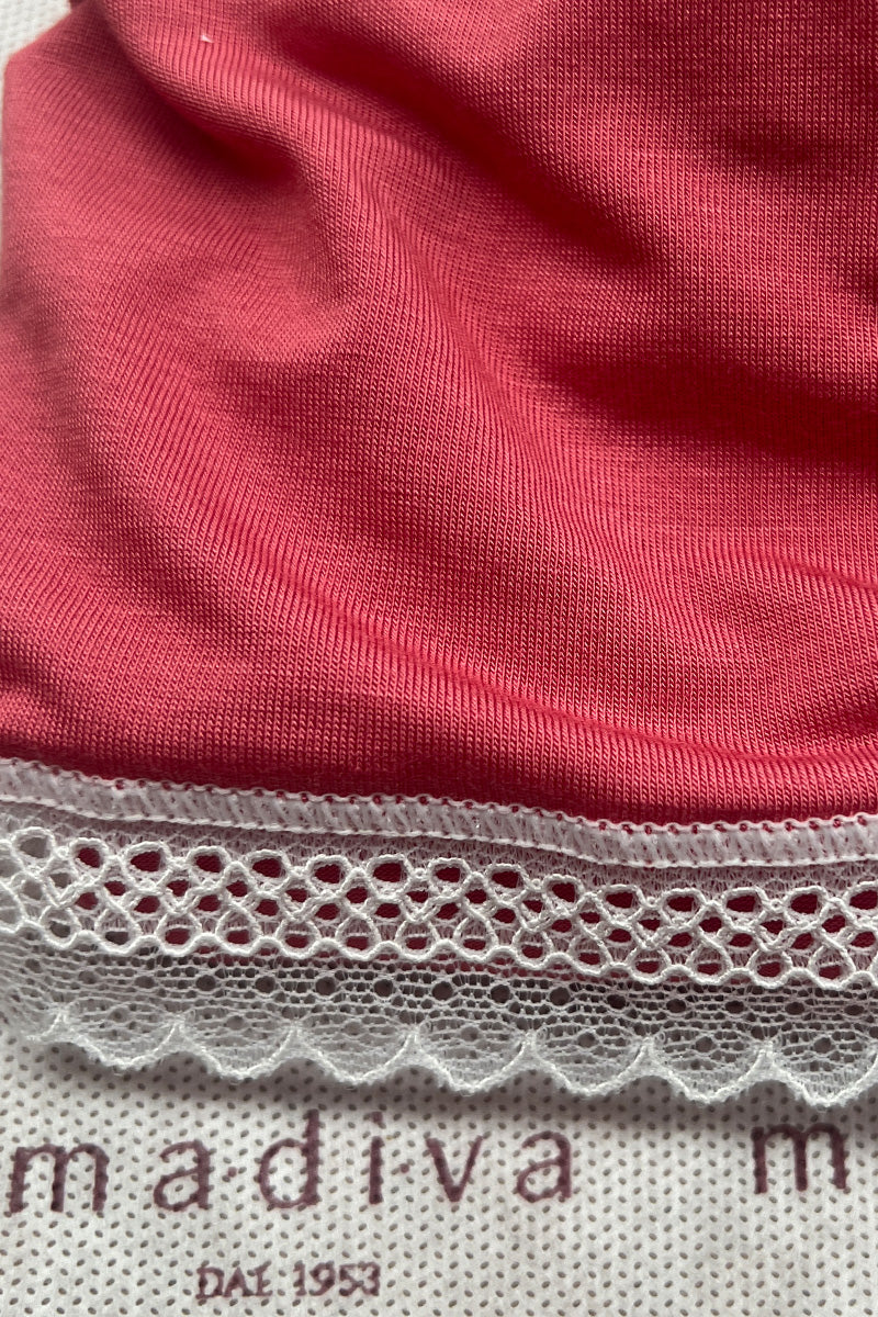 Women's Moon Tank Top in Micromodal - Narrow Strap, Delightful Elastic Lace and Soft Fit