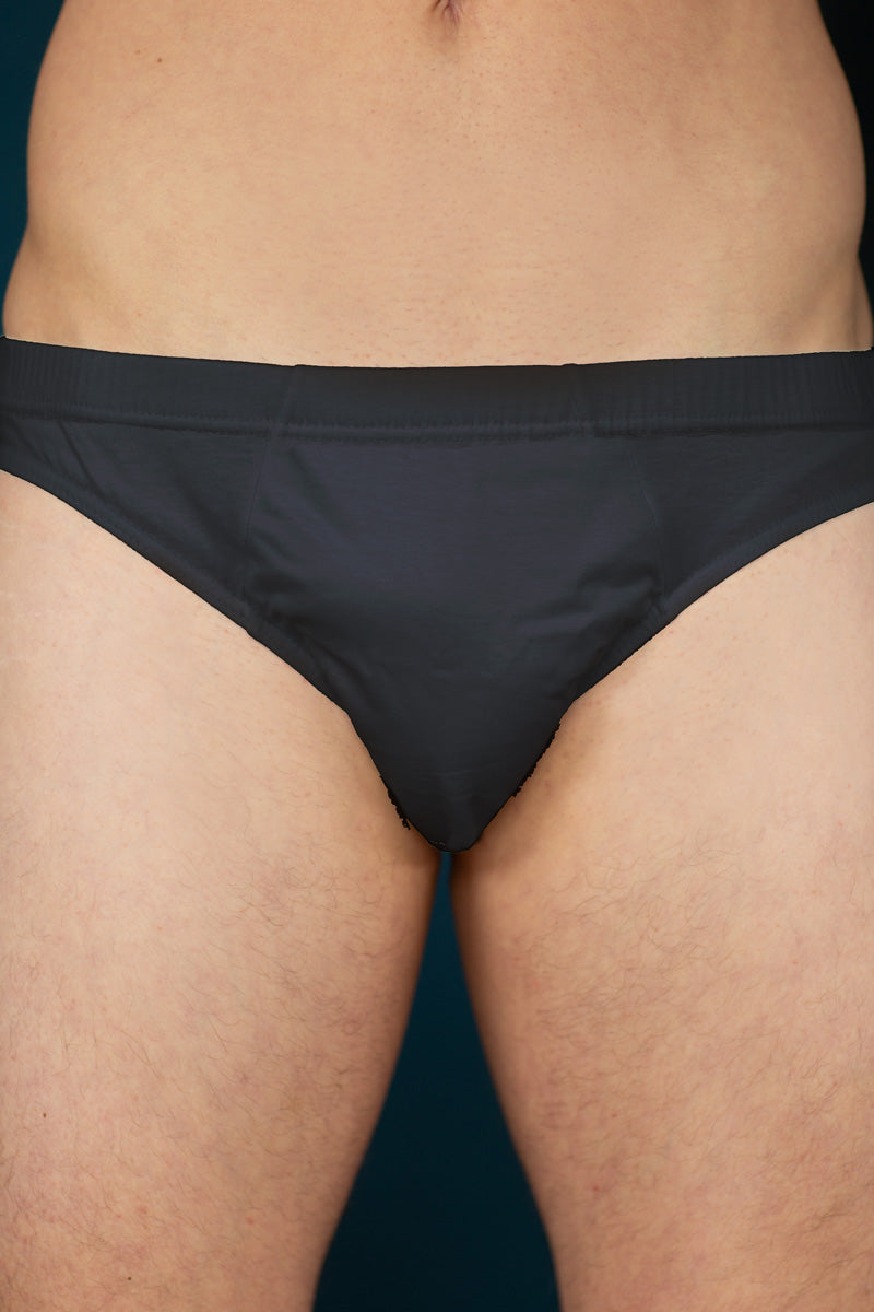Slip da uomo Nicola in cotone -filo ritorto gasato e mercerizzato - Fianco basso e vestibilità morbida