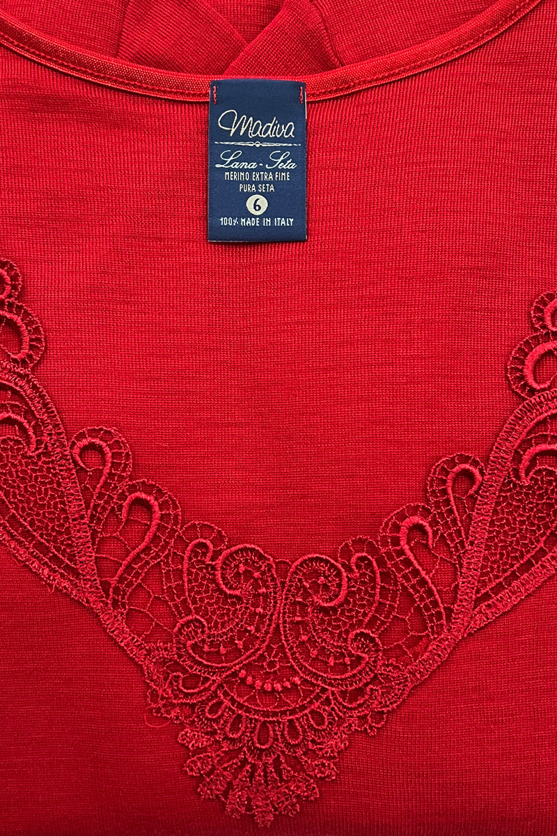 Olga Short Sleeve - Tubolar Wool SIlk