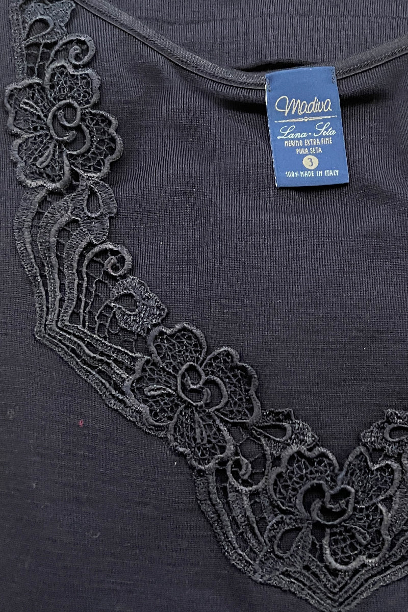 Olga Short Sleeve - Tubolar Wool SIlk