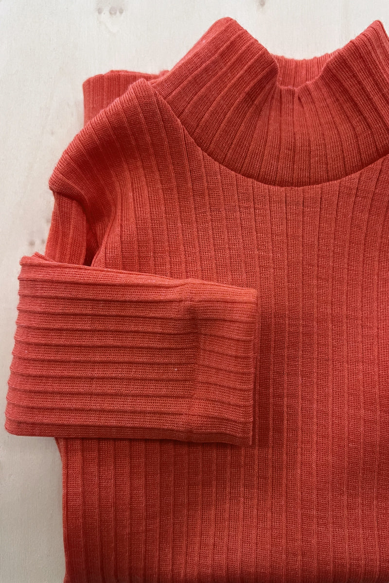Maglia lupetto bambino Olly in lana seta - Delicata sulla pelle e perfetta da indossare sotto una felpa