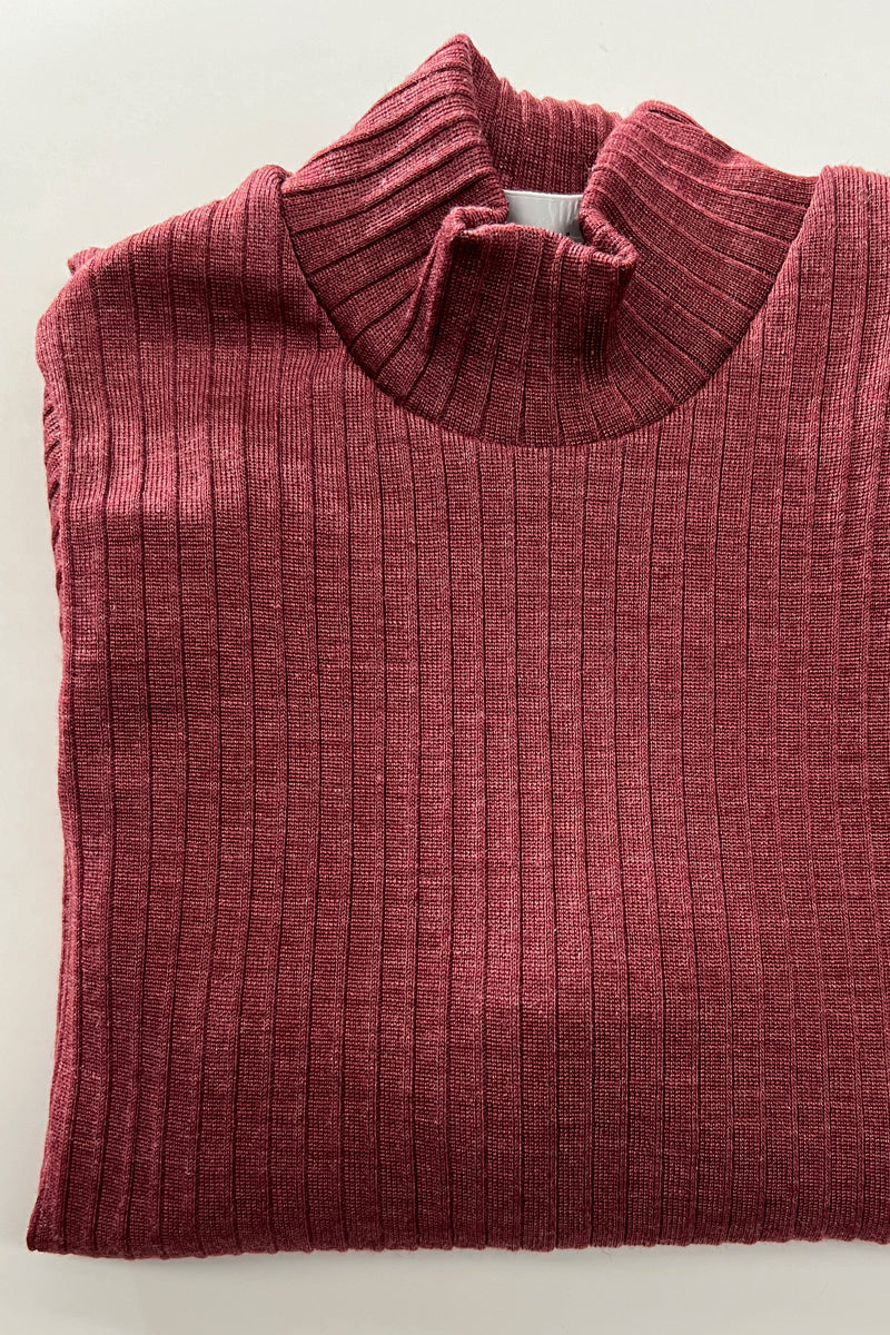Maglia lupetto bambino Olly in lana seta - Delicata sulla pelle e perfetta da indossare sotto una felpa