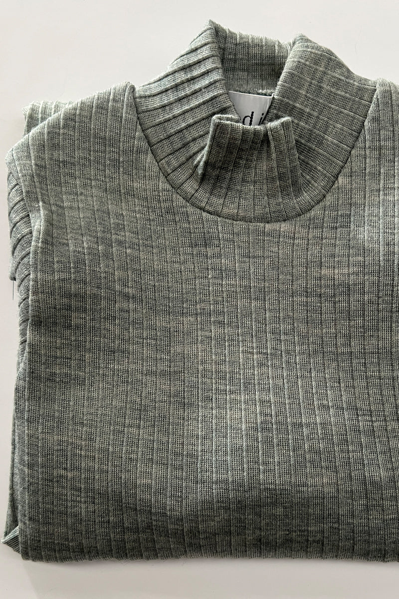 Maglia lupetto bambino Olly in lana seta - Delicata sulla pelle e perfetta da indossare sotto una felpa
