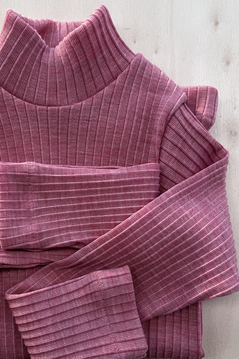 Maglia lupetto bambino Olly in lana seta - Delicata sulla pelle e perfetta da indossare sotto una felpa