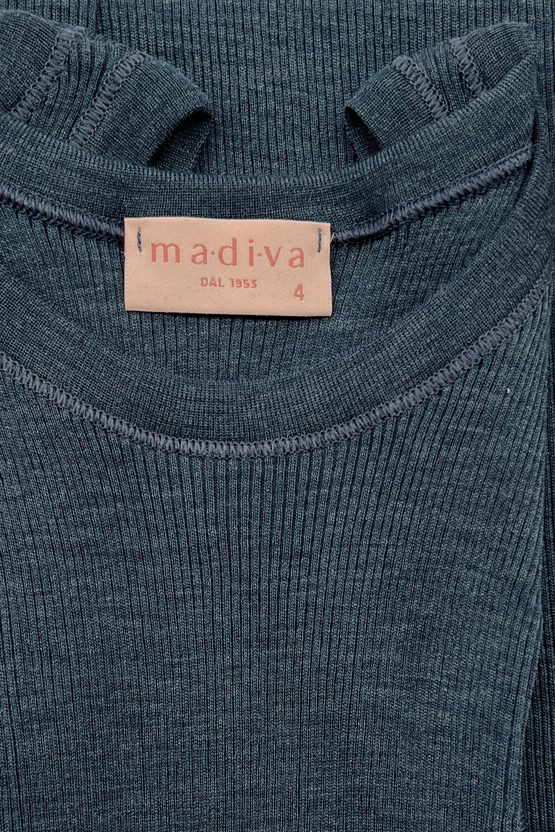 Smanicato americano da donna Otti in lana merino e seta- Spalla larga americana a costine ESCLUSIVA ONLINE