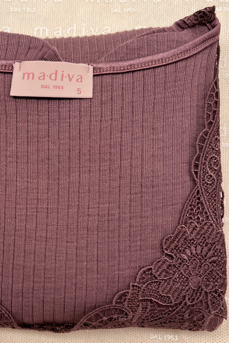 Happy Sleeveless - Wool Silk with macramé