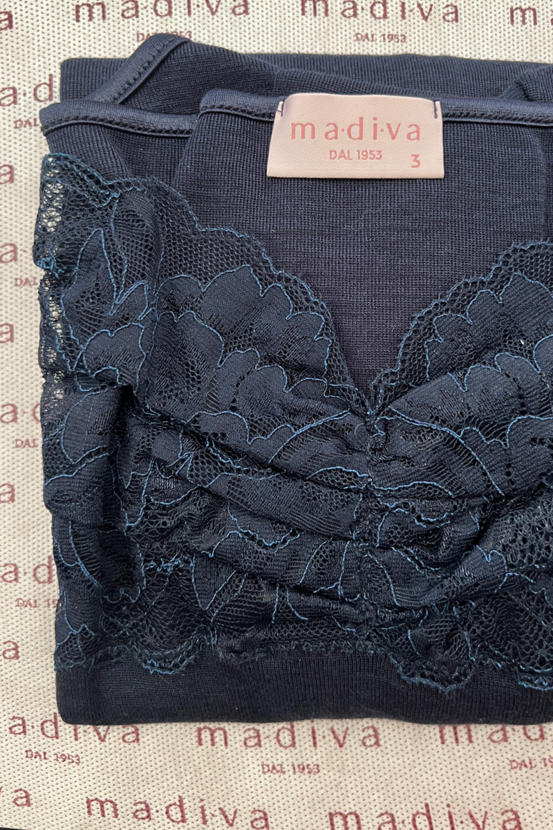 Women's Titti sweater in silk wool - Long sleeve and boat neckline
