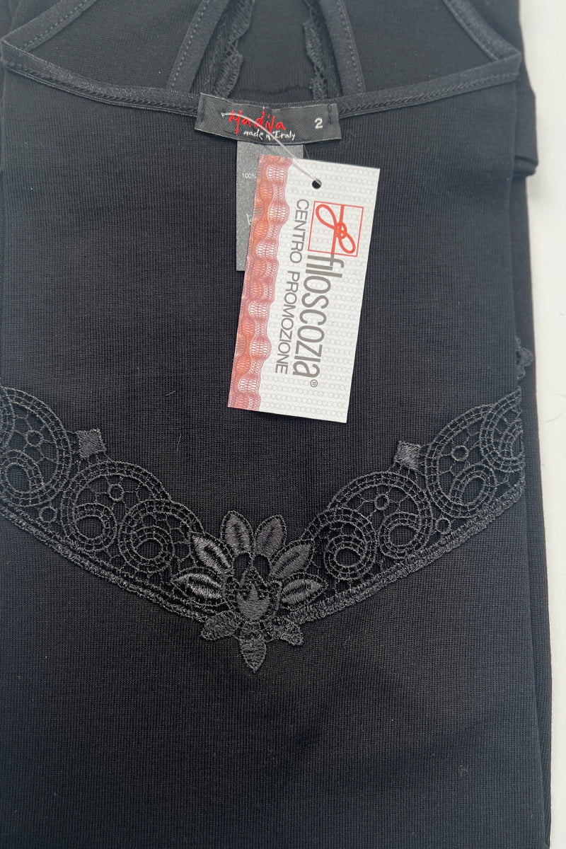 Tonga Sleeveless -100% Filoscozia® Cotton with macramé