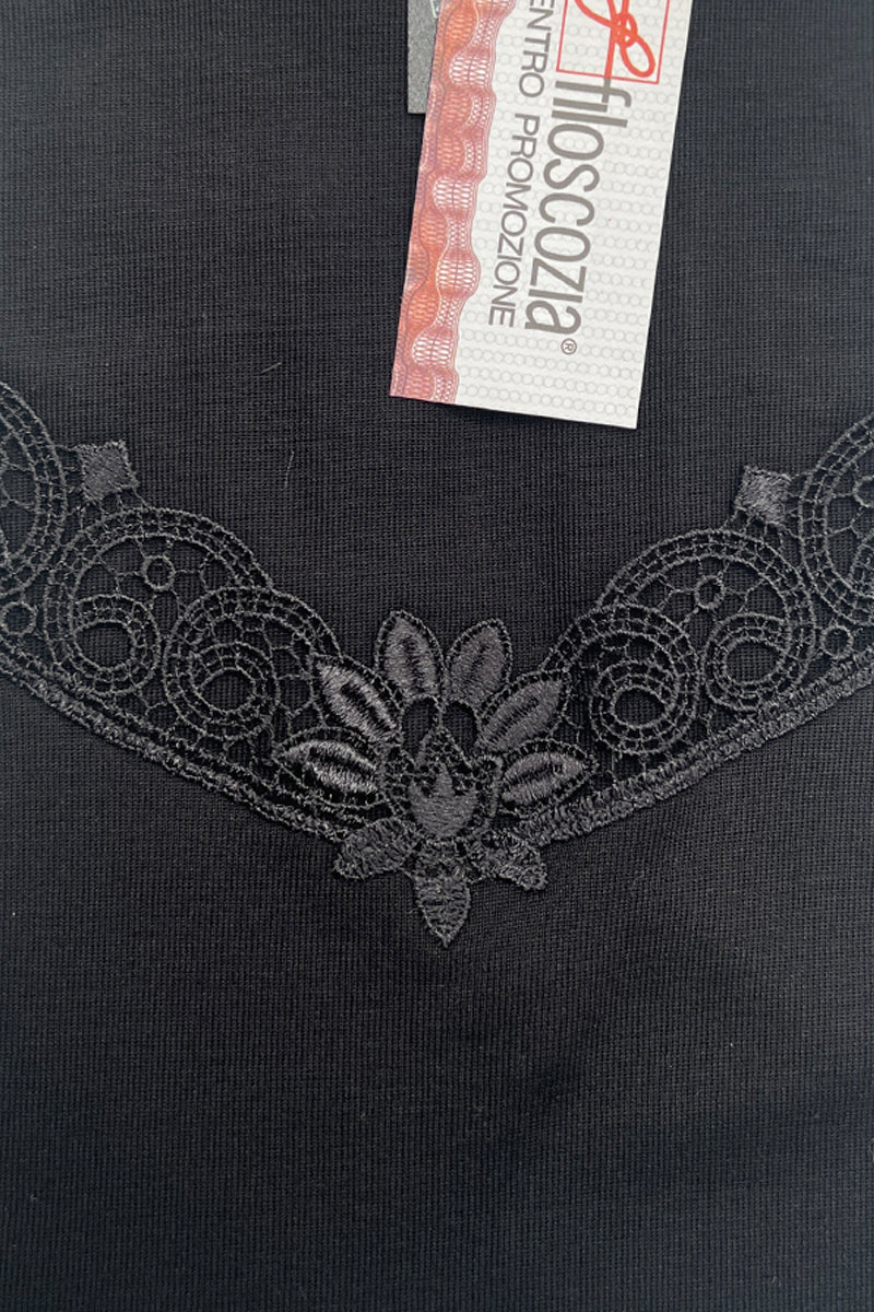 Tonga Sleeveless -100% Filoscozia® Cotton with macramé
