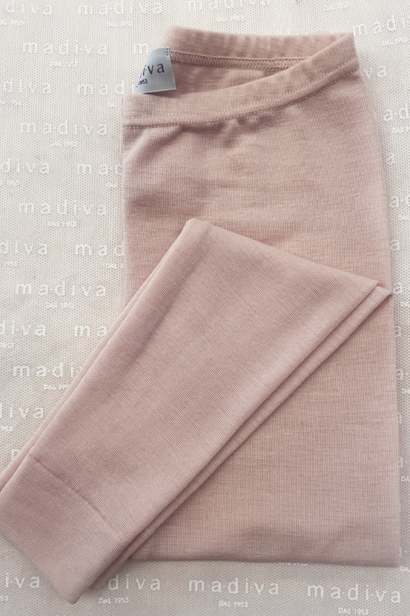 Leggings bambino Trottola in lana seta - Morbidi e versatili
