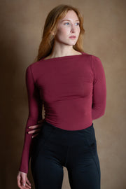 Maglia barchetta da donna Venere in Micromodal - Morbidissima ed elastica