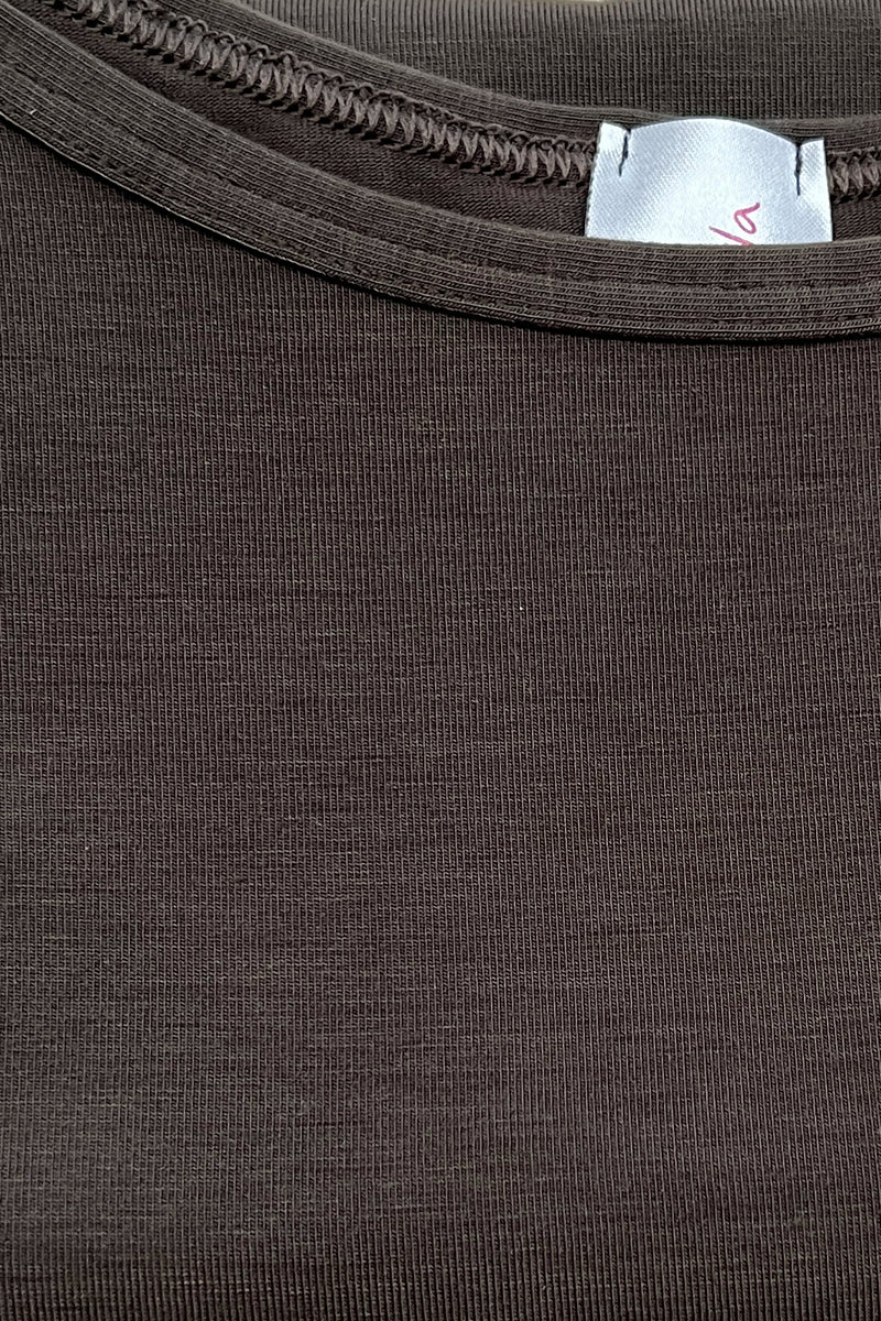 Venere Long Sleeve Roundneck - Bi-elastic micromodal