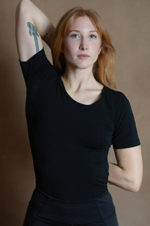 Venere Short Sleeve Roundneck - Bi-elastic micromodal