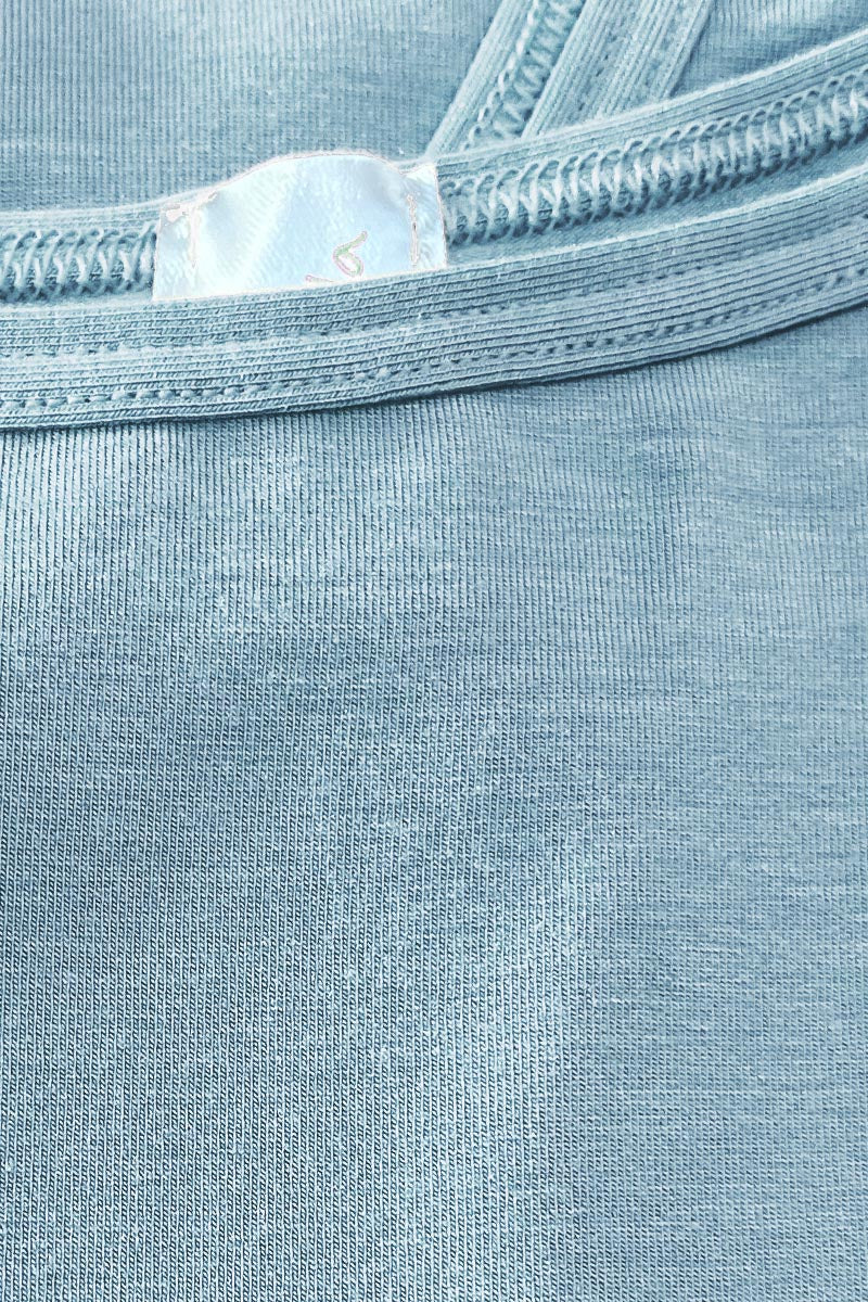Maglia da donna Venere in Micromodal e Lycra - Manica lunga con collo a t-shirt