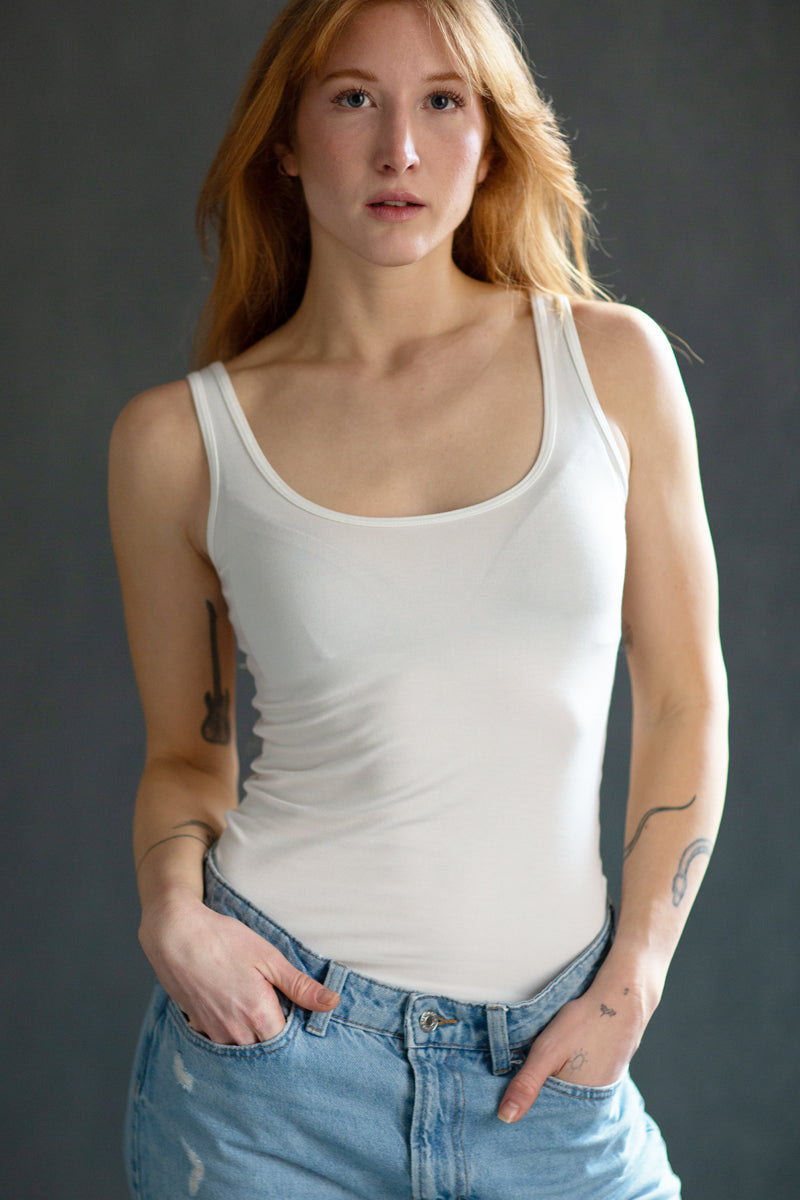 Venere Sleeveless - Bi-elastic Micromodal