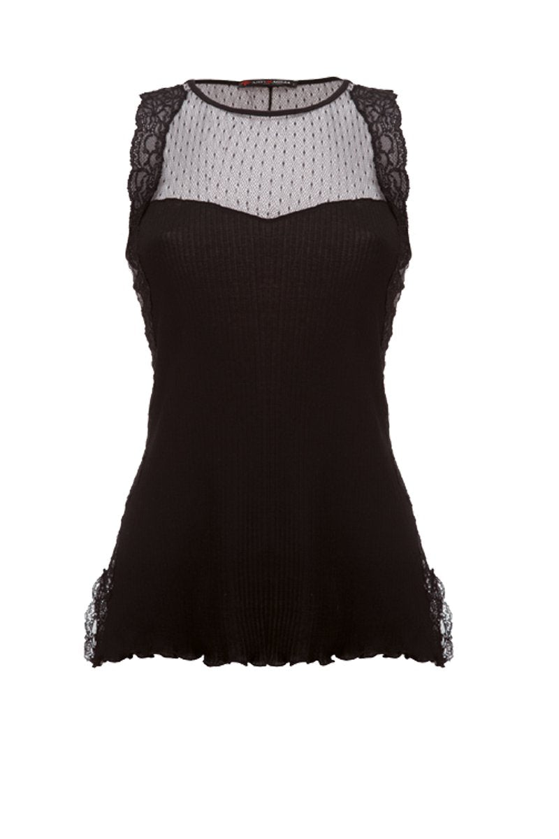 428 02 Sleeveless- 100% Filoscozia® Cotton