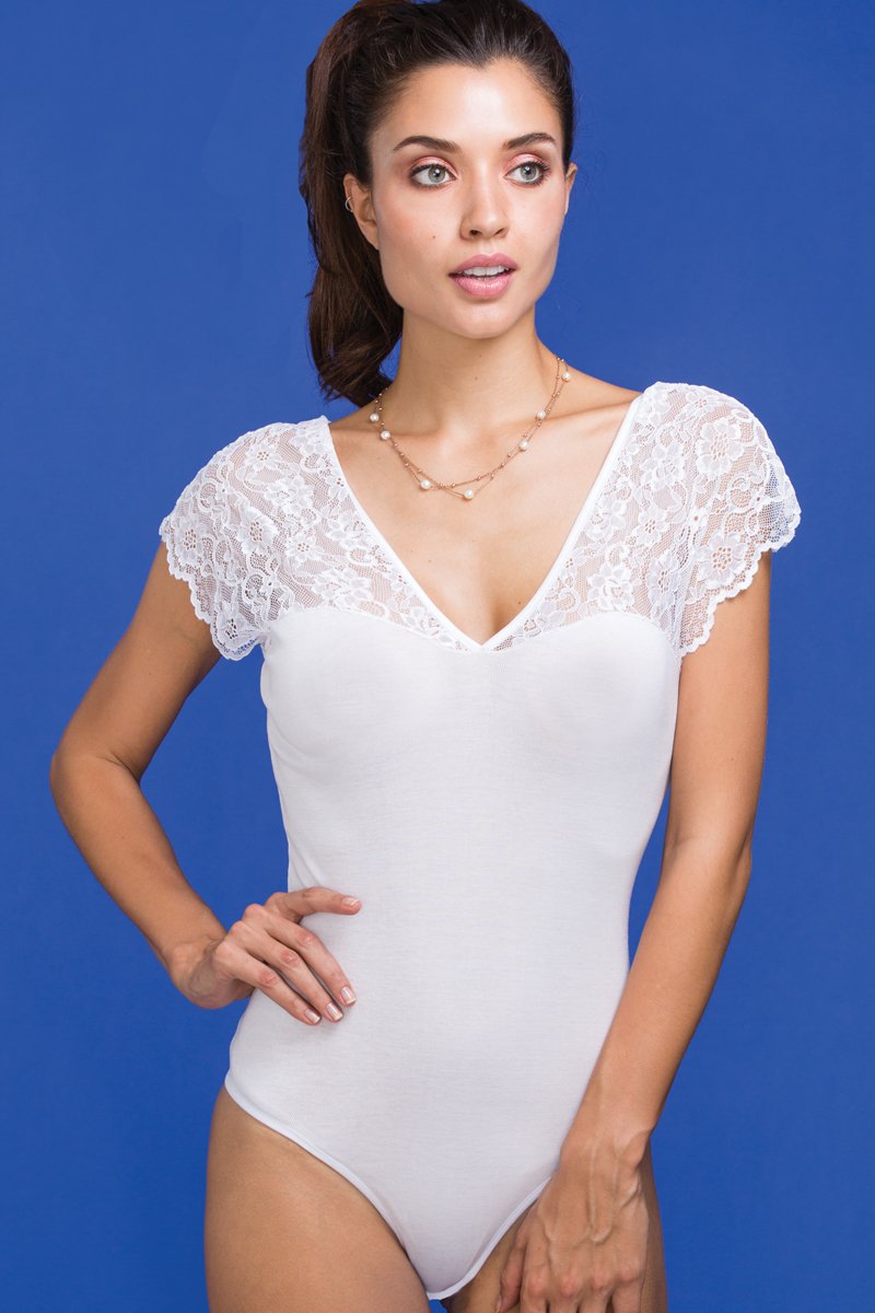 Body donna Gemma in cotone - Anallergico e antibatterico