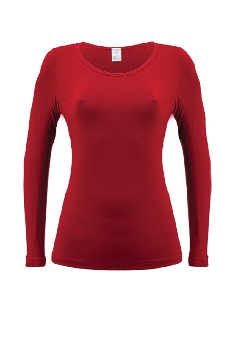 Venere Long Sleeve Roundneck - Bi-elastic micromodal