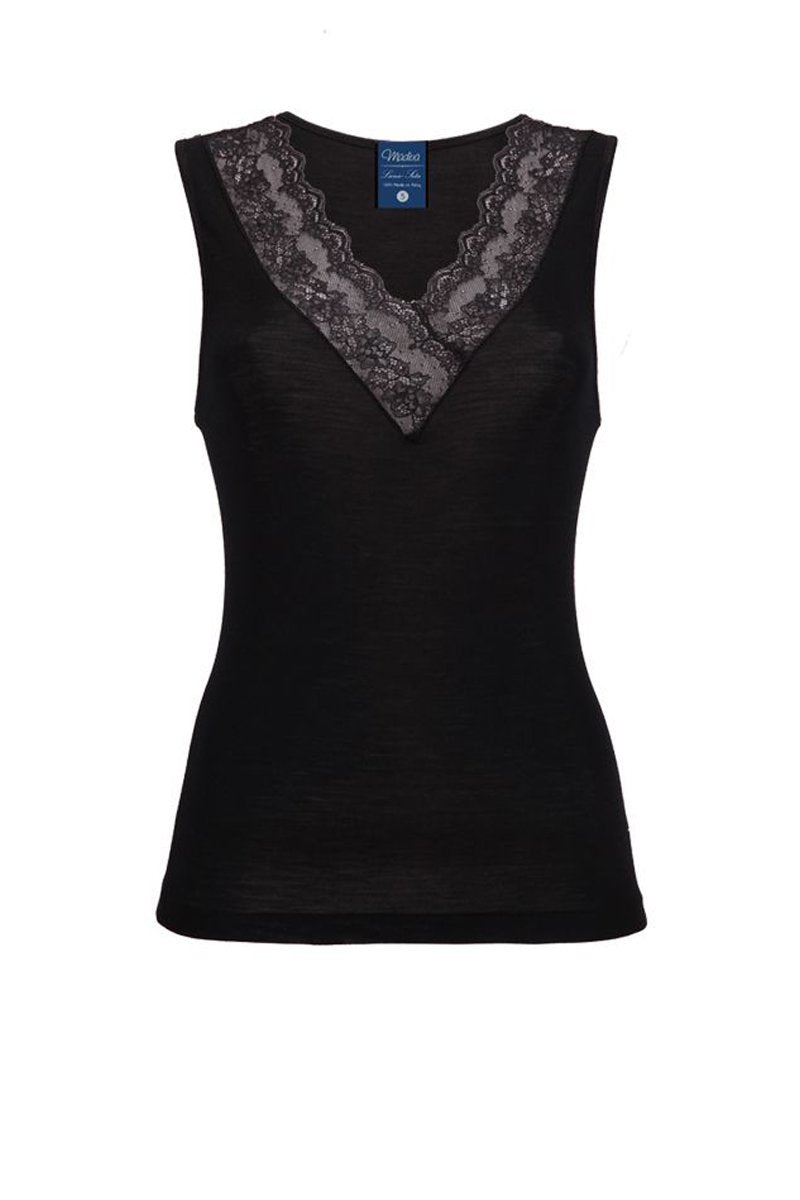 Arianna Sleeveless - Tubolar Wool Silk