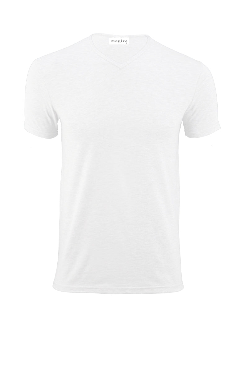 Carlo Short Sleeve V-neck - Warm Fleece Cotton