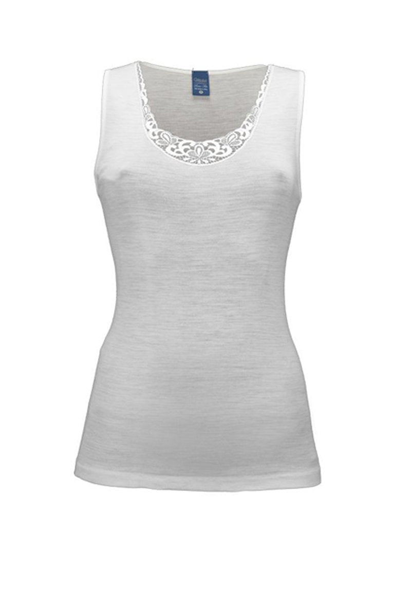 Cinzia Sleeveless - Tubolar Wool Silk